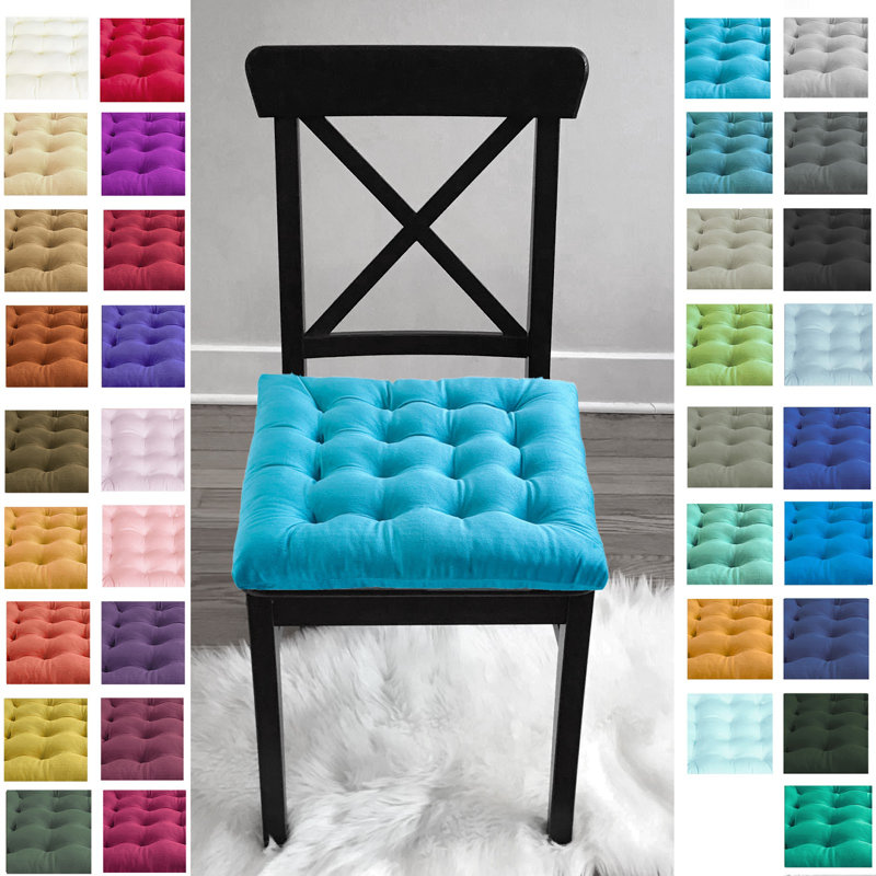 Coussin de siège d'intérieur, Turquoise