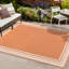 Tapis orange / crème James-367811147