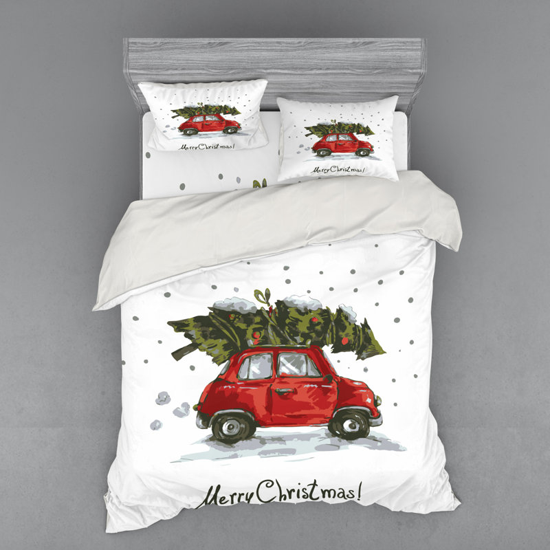 Traditional Polyester Duvet Cover, Queen Duvet Cover + 3 Additional Pieces