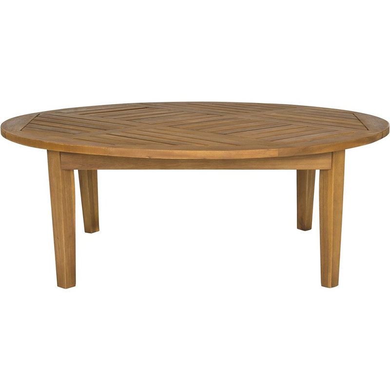 Ceyara Solid Wood Top Coffee Table
