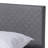 Ciena Upholstered, King Unfinished Platform Bed, Gray 38.65'' H X 78.50'' W X 86.41'' L-1926201937