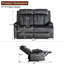 Causeuse inclinable en velours 59,9 po-1326124223