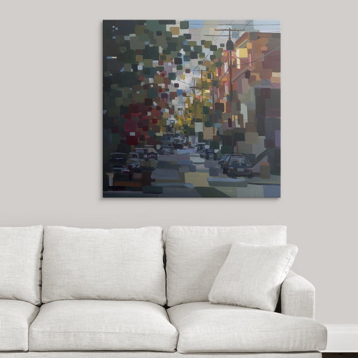 «Brodix Rappelez-vous la veille» par Brooke Borcherding, reproduction d'art, H 16 po x l 16 po x P 1,5 po, Toile