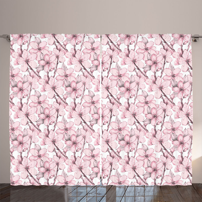 Semi Sheer Curtain Pair