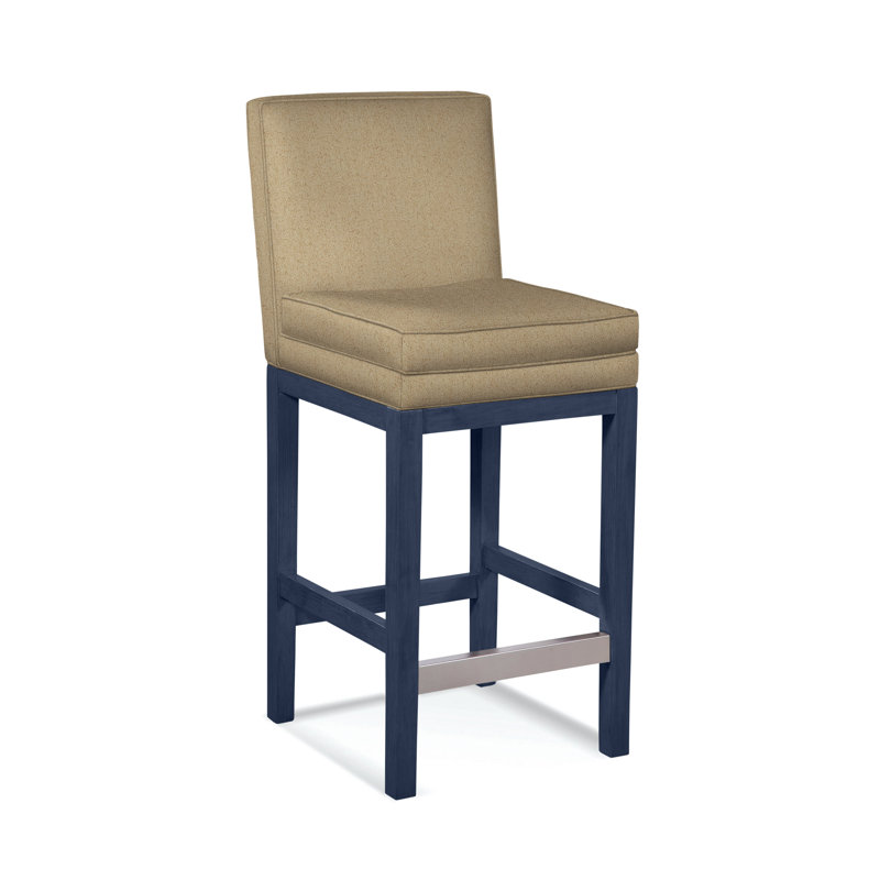 Upholstered Stool, Elite Sand; 0321-74, Stone Hearth Finish