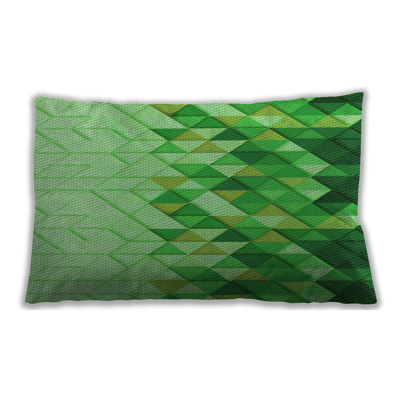 Coussin décoratif à motif 448, Microsuède, Brun