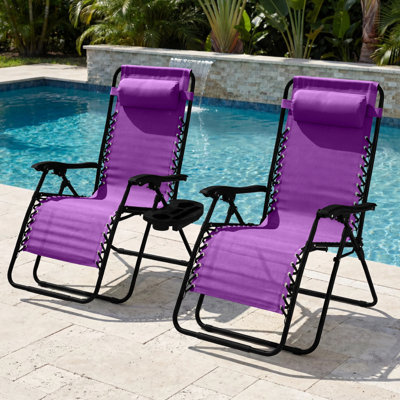 Set Of 2 Zero Gravity Patio Chair