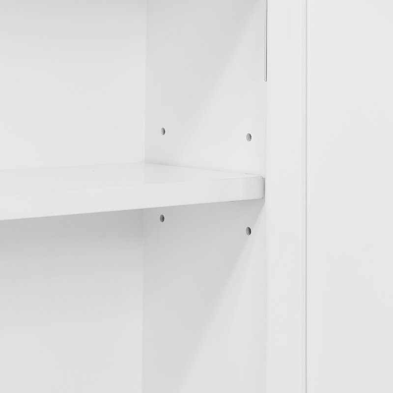 Belz 27"W 29"H Traditional Style Over The Toilet Organizer With A 2 Door Cabinet And Towel Rod