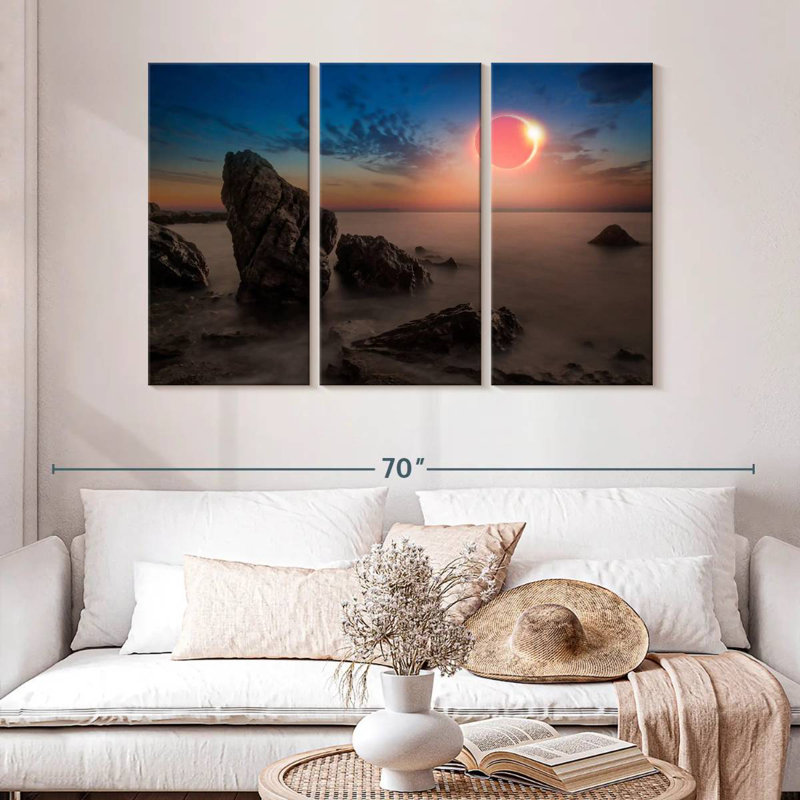 Solar Eclipse Gillard Scene, 32" H x 50" W