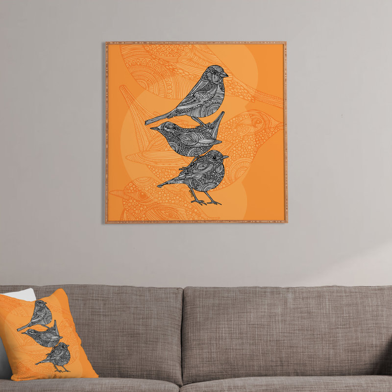 «3 Little Birds», impression encadrée