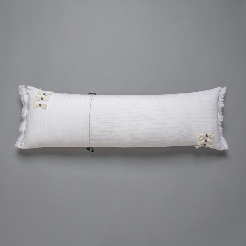 Bertin Tassels Linen Throw Pillow