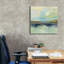«Golden Fields By The River» par Silvia Vassileva, art mural sur toile, 18 po x 18 po-1225690303