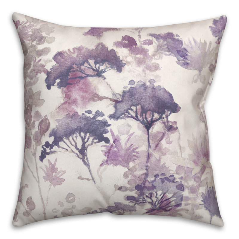  Wildflowers Square Pillow Cover & Insert
