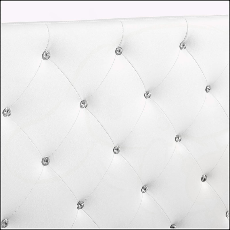 Super Nova Headboard, Twin, White
