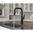 Pull Down Single Handle Kitchen Faucet-90212874