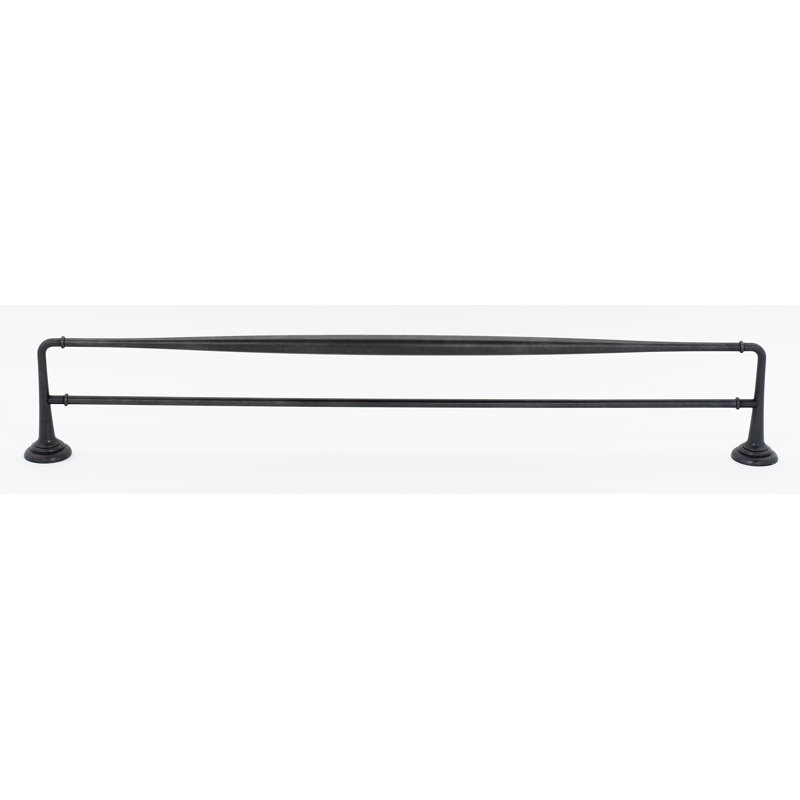 Porte-serviettes mural double 32 po Charlies, Barcelone, H 0,75 po x l 32 po x P 5,31 po