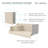Aquatique 60" x 32" Single Threshold Shower Base With Right Hand Drain and Integral Left Hand Seat -50776664-50776660