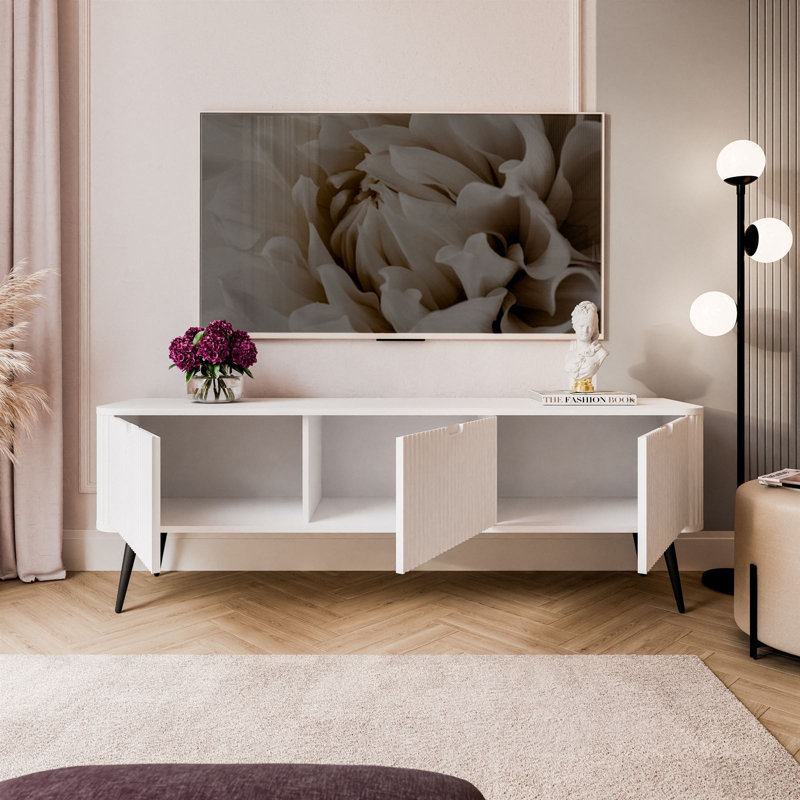 Morty TV Stand, White