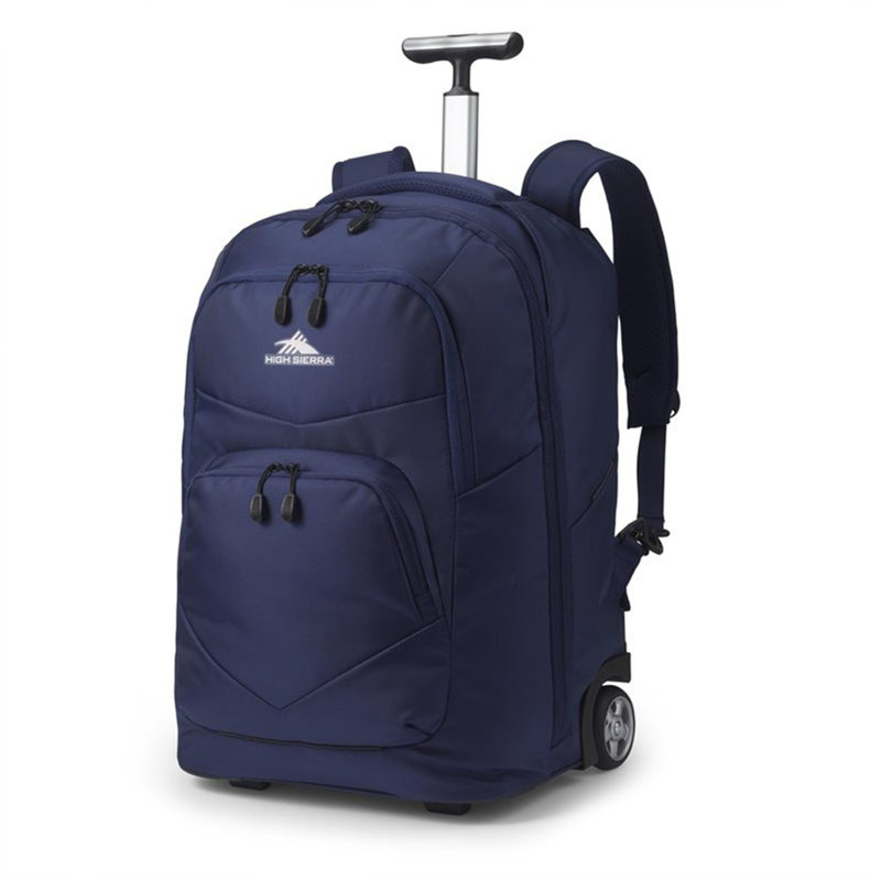  Sac à dos à roulettes confortable 40 litres Freewheel Pro, bleu marine véritable, Bleu marine