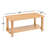 Tocoloma 44"W Solid Wood Coffee Table with 2-Tier Storage-136870544
