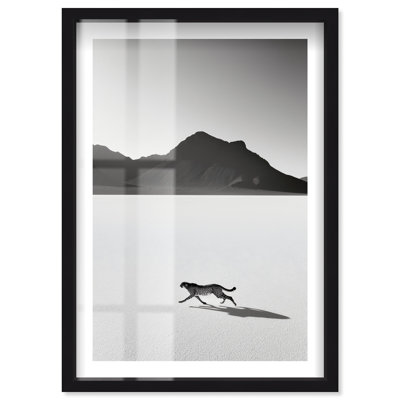 «Landscape Cheetah Run Shadowbox Print Animal Art Prints» par Notoriart