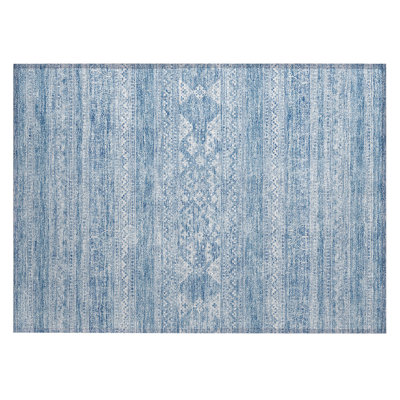 Mykelle Washable Southwestern Indoor / Outdoor Rug