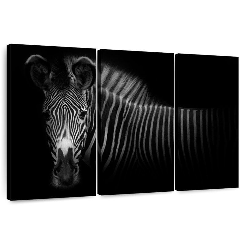 Brampt Vignette Zebra, 14" H x 23" W