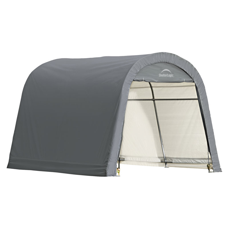 Abri Shed-in-a-Box® ROND, 10 x 10 x 8, gris