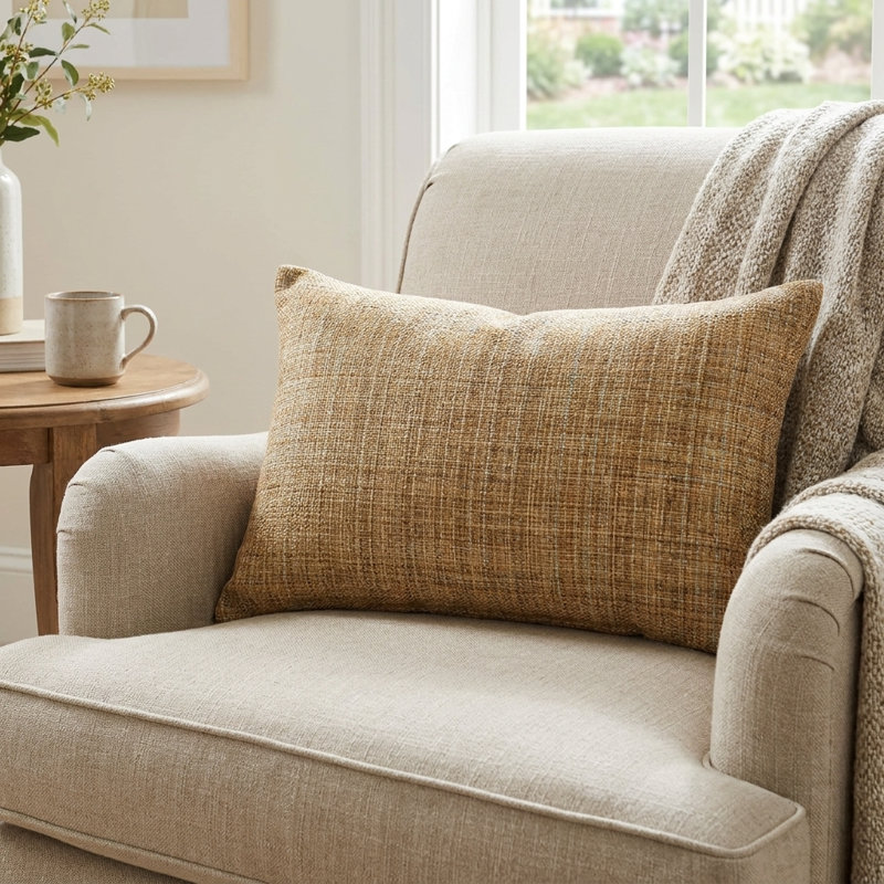 Coussin lombaire fait main Honeysuckle, H 20 po x l 36 po
