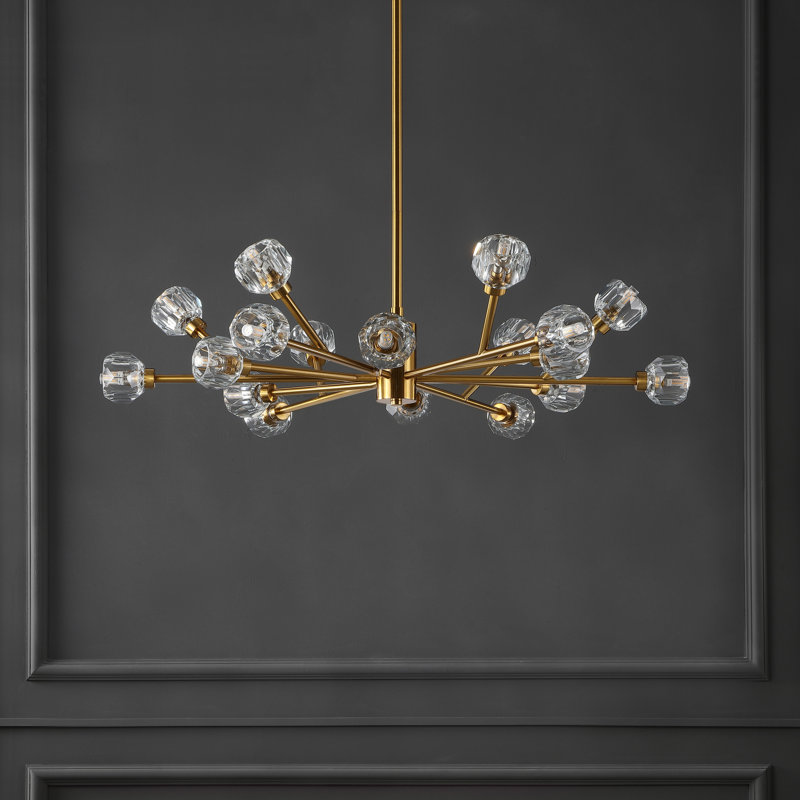 Elizabelle 18 - Light Chandelier, Gold