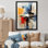 «Cerulean Passager Of Fragile Wisdom Abstract I», reproduction d'art sur toile
