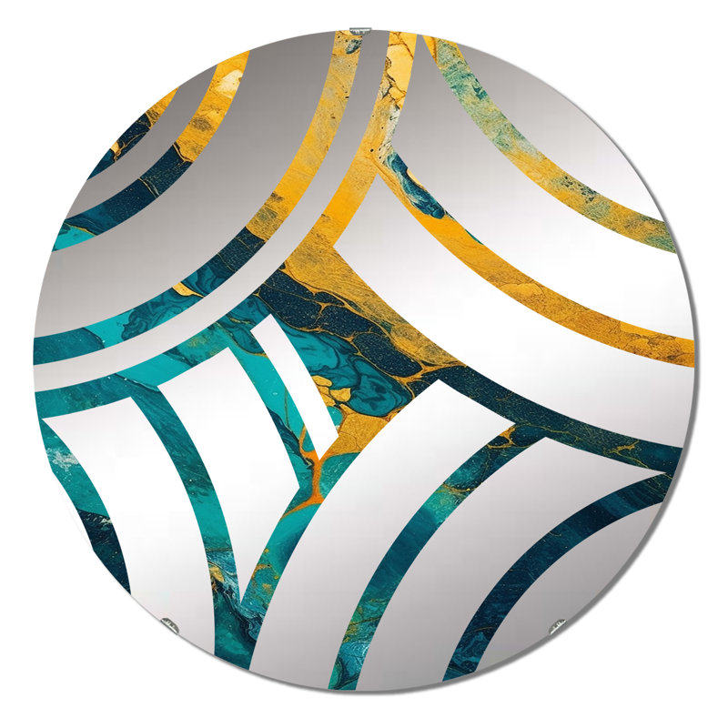 Miroir décoratif Ballyvoy, 31,4 po x 31,4 po