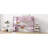 Twin High Loft Bed, Rubber Wood  Loft Bed With Safety Guardrail, Built-In Desk, Ladder-1098758244