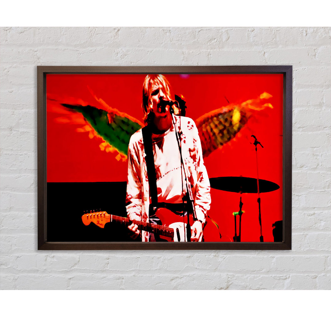 Kurt Cobain Angel Wings - Druck