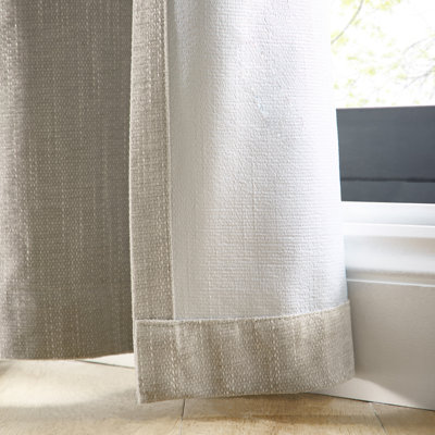 Boucle Chenille Blackout Curtain Panel Pair