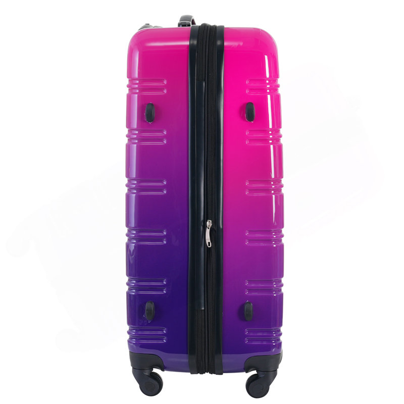 Hardshell Luggage Sets 3 Piece Gradient Color Expandable Suitcase With Spinner Wheels And TSA Lock Lightweight 20" 24" 28" Available