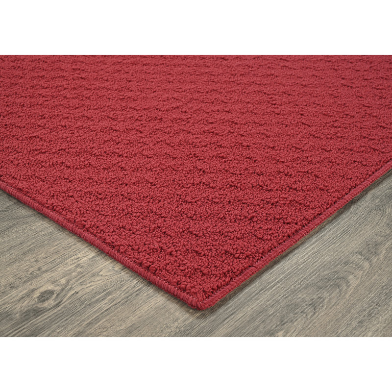Garland Rug Town Area Rug Chili Red, Rectangle 12' x 15'
