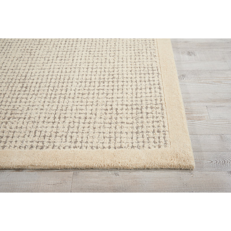Light And Airy Abstract Wool Hand Woven Area Rug, Rectangle 114 x 175cm