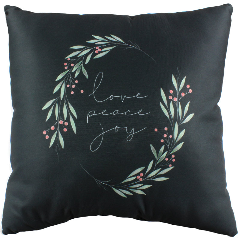 Housse et insert de coussin carré saisonnier