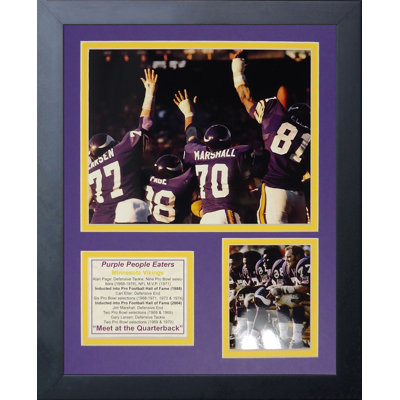 Minnesota Vikings Purple People Eaters II Framed Memorabili