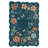 Tawann Machine Washable Floral Botanical Blue Area Rug with Non-Slip Backing for Living Room, Dining Room, Bedroom-1373729744