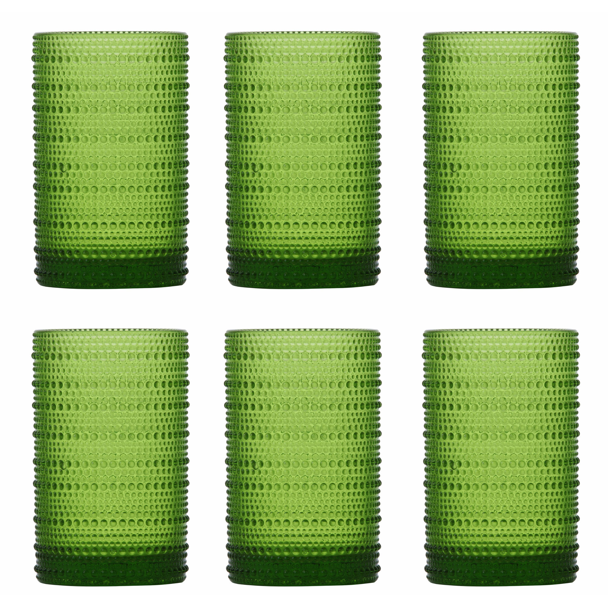 Jupiter Drinking Glass, Fern, 13 oz.