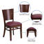 Chaise de restaurant en bois Kadircan-680839517