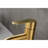 Bathroom Vanity Faucet Single Hole Deck Mount, Brushed Gold Handle, Stainless Steel, Contemporary Style, Easy Installation Mount Sink Faucet, Hole, Steel Vanity, Modern , Simple To Install-121645618
