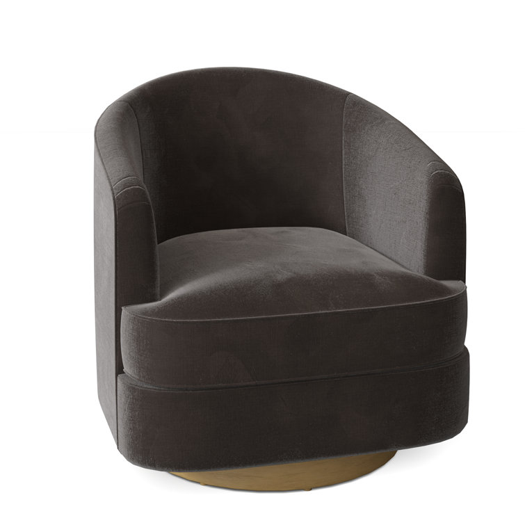Tipsy Upholstered Swivel Barrel Chair