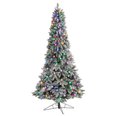 Lighted Artificial Fir Christmas Tree