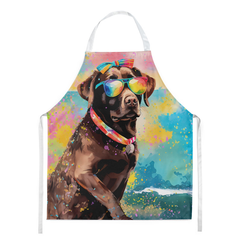 No Pattern Bib Apron