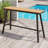 37.01" High Outdoor Metal Bar Table-921031638-921031639