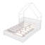 Lit plateforme House avec garde-corps et tiroirs-717277885