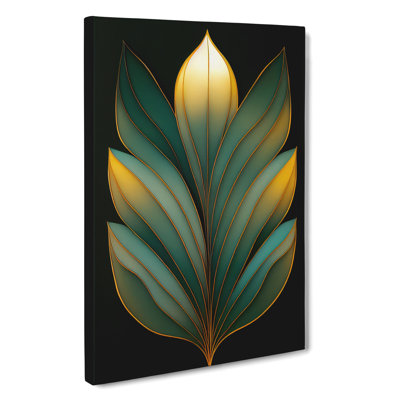 An Exceptional Leaf - Wrapped Canvas Print